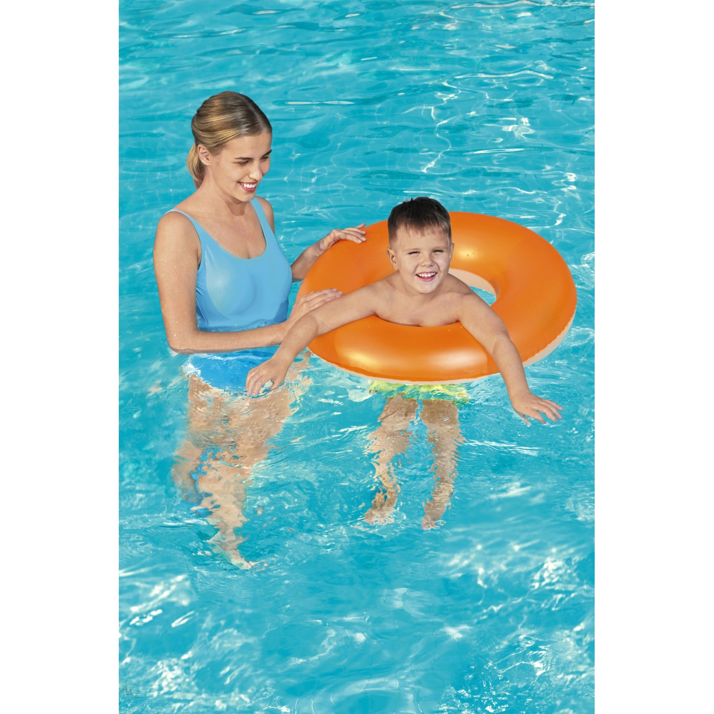 DĚTSKÝ plavecké kolo oranžové BESTWAY 76 cm