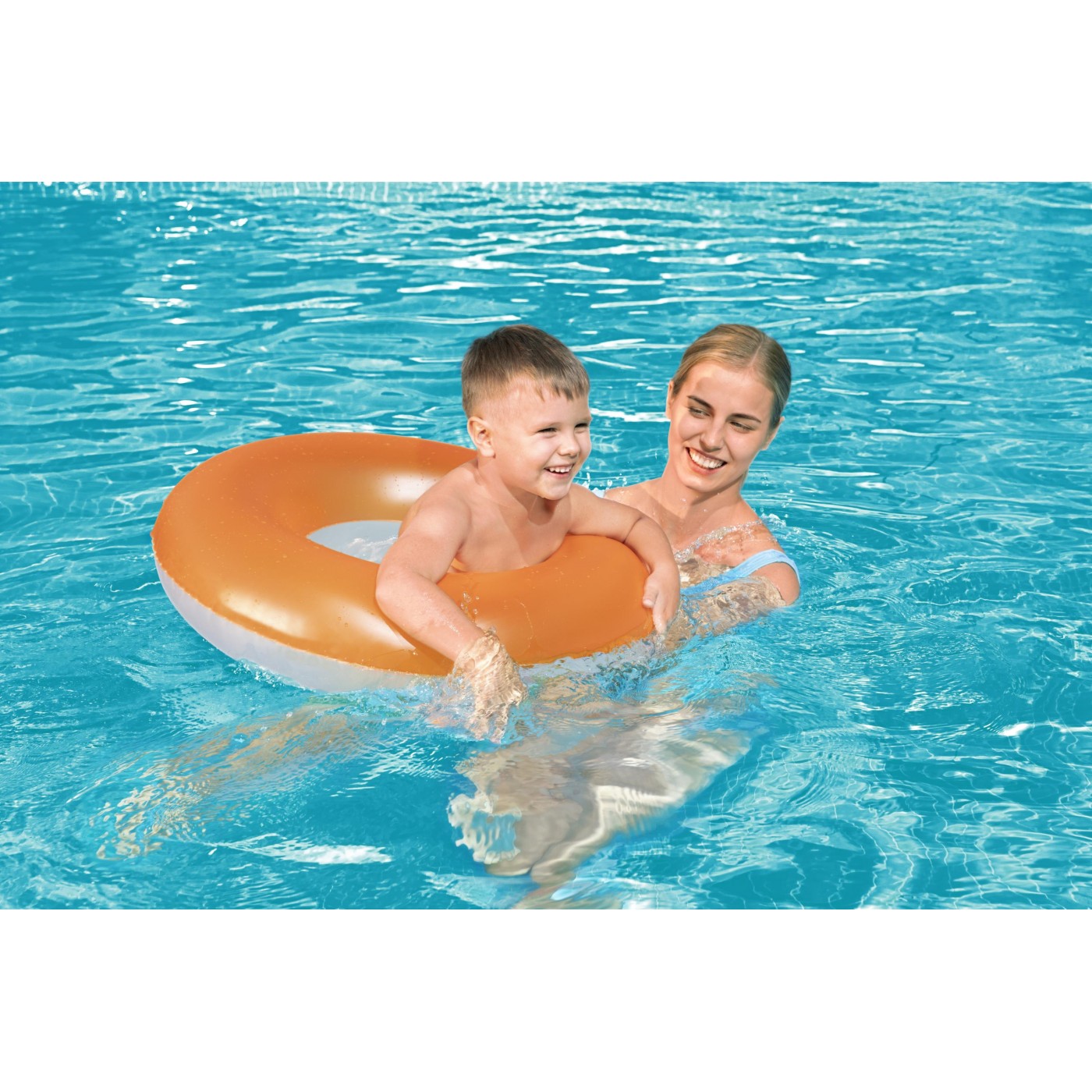 DĚTSKÝ plavecké kolo oranžové BESTWAY 76 cm