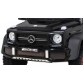 Mercedes G63 AMG autobaterie černá + dálkové ovládání + 6 kol EVA + pomalý start + MP3 LED