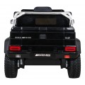 Mercedes G63 AMG autobaterie černá + dálkové ovládání + 6 kol EVA + pomalý start + MP3 LED