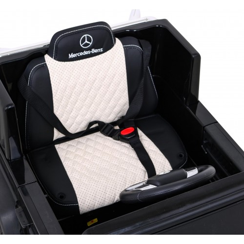Mercedes G63 AMG autobaterie černá + dálkové ovládání + 6 kol EVA + pomalý start + MP3 LED
