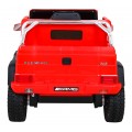 Autobaterie Mercedes G63 AMG červená + dálkové ovládání + 6 kol EVA + pomalý start + MP3 LED