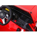 Autobaterie Mercedes G63 AMG červená + dálkové ovládání + 6 kol EVA + pomalý start + MP3 LED