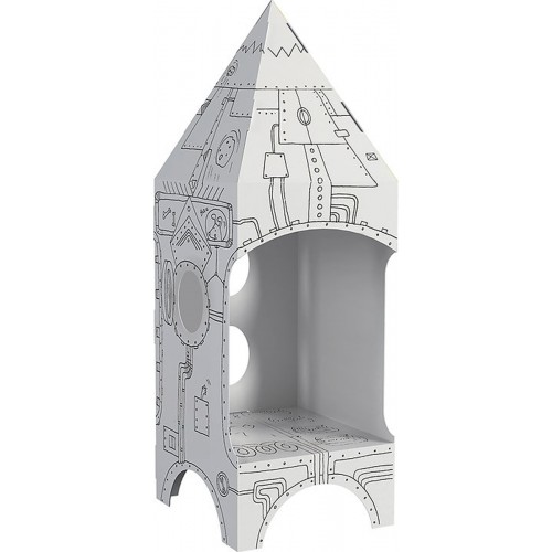 3D prostorová omalovánka „Raketa“ pro děti