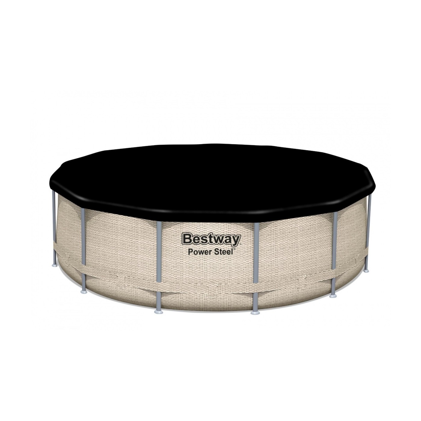 BESTWAY 396x107cm 13ft Power Steel Rack bazén s baldachýnem