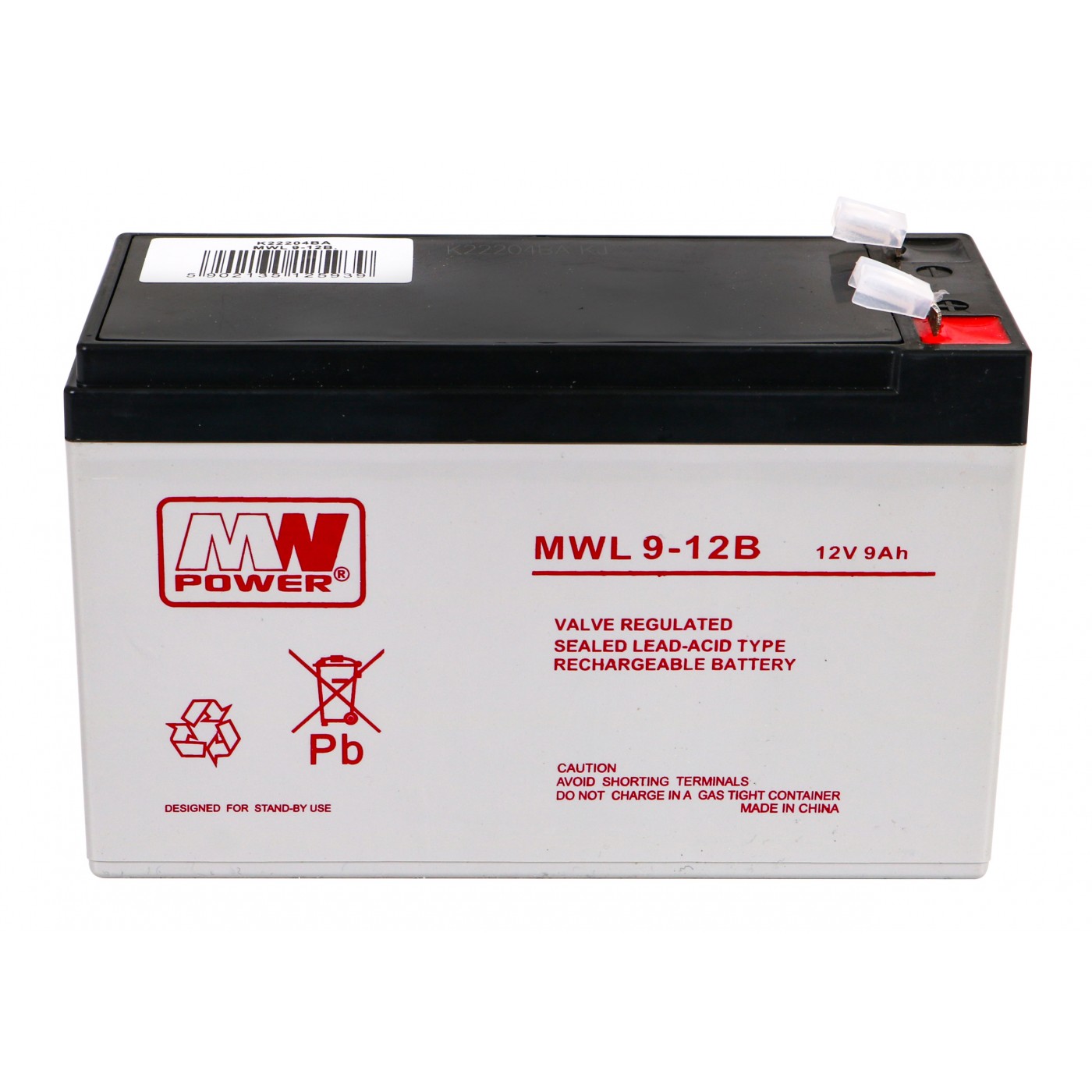 Gelová baterie 12V/9Ah Náhradní díl pro elektrická vozidla pro děti