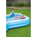 Sluneční nafukovací bazén pro rodinu 305x274x46cm BESTWAY + 2 místa na nápoje