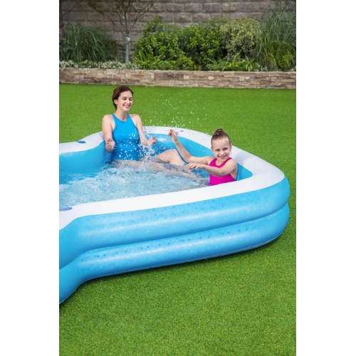 Sluneční nafukovací bazén pro rodinu 305x274x46cm BESTWAY + 2 místa na nápoje