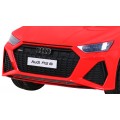 Audi RS 6 Elektrické Dětské Auto Červené + dálkové ovládání + Kola EVA + pomalý start + Audio LED
