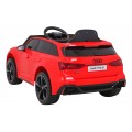 Audi RS 6 Elektrické Dětské Auto Červené + dálkové ovládání + Kola EVA + pomalý start + Audio LED