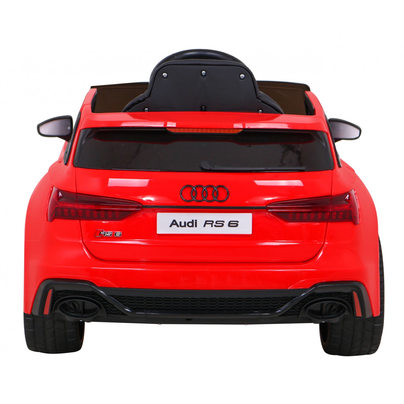 Audi RS 6 Elektrické Dětské Auto Červené + dálkové ovládání + Kola EVA + pomalý start + Audio LED
