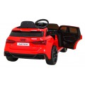 Audi RS 6 Elektrické Dětské Auto Červené + dálkové ovládání + Kola EVA + pomalý start + Audio LED