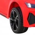 Audi RS 6 Elektrické Dětské Auto Červené + dálkové ovládání + Kola EVA + pomalý start + Audio LED