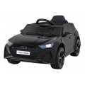 Audi RS 6 Dětské elektrické auto černé + dálkové ovládání + Kola EVA + pomalý start + Audio LED