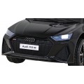 Audi RS 6 Dětské elektrické auto černé + dálkové ovládání + Kola EVA + pomalý start + Audio LED