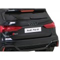 Audi RS 6 Dětské elektrické auto černé + dálkové ovládání + Kola EVA + pomalý start + Audio LED