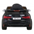 Audi RS 6 Dětské elektrické auto černé + dálkové ovládání + Kola EVA + pomalý start + Audio LED