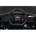 Audi RS 6 Dětské elektrické auto černé + dálkové ovládání + Kola EVA + pomalý start + Audio LED