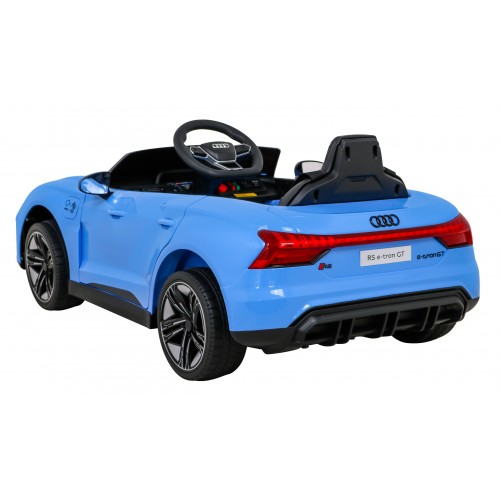 Audi RS E-Tron GT Bateriový Modrý Dálkový 4x4 Pohon Rádio MP3 LED EVA