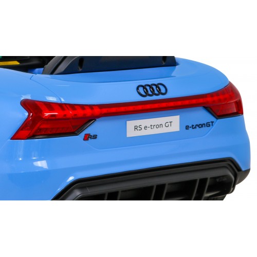 Audi RS E-Tron GT Bateriový Modrý Dálkový 4x4 Pohon Rádio MP3 LED EVA