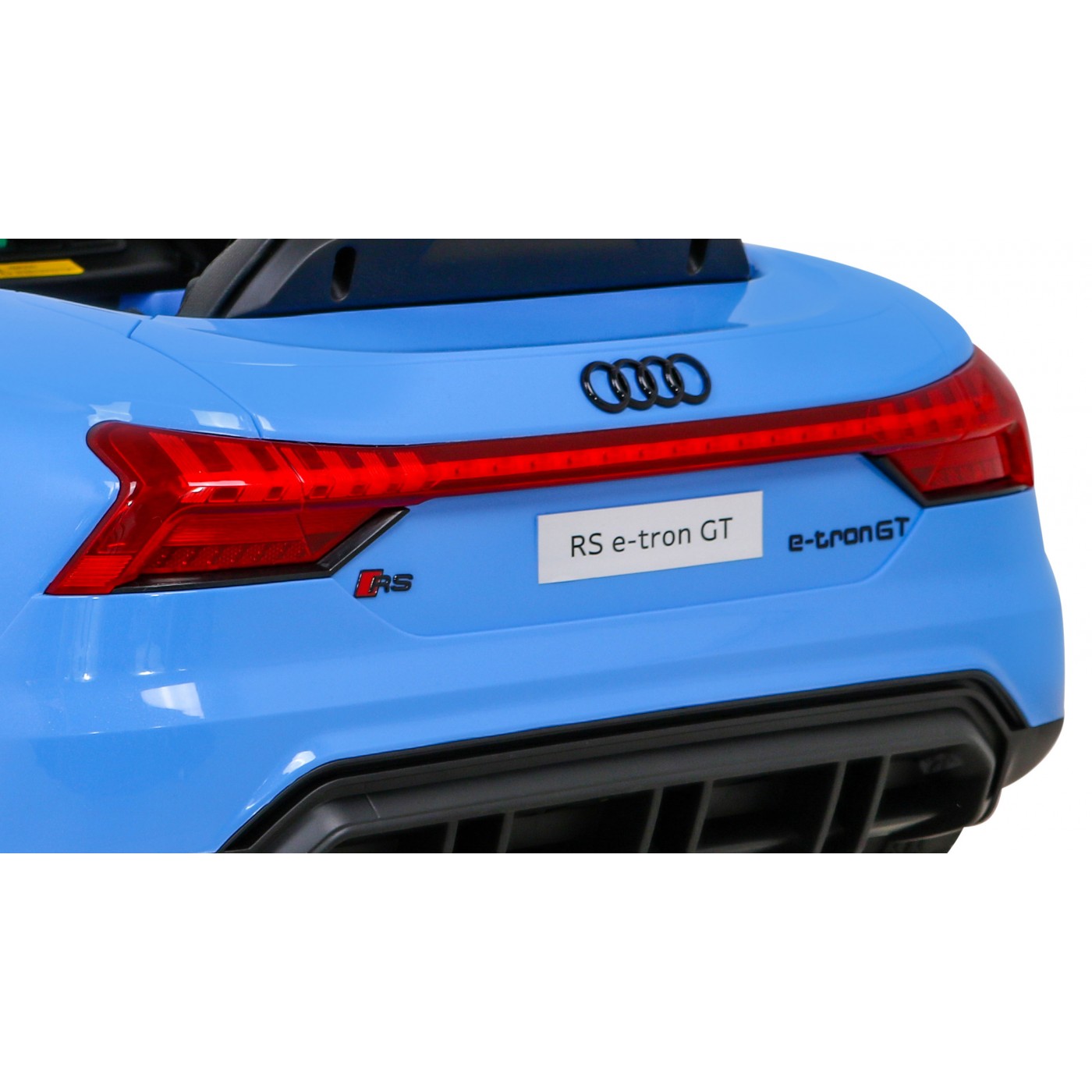 Audi RS E-Tron GT Bateriový Modrý Dálkový 4x4 Pohon Rádio MP3 LED EVA
