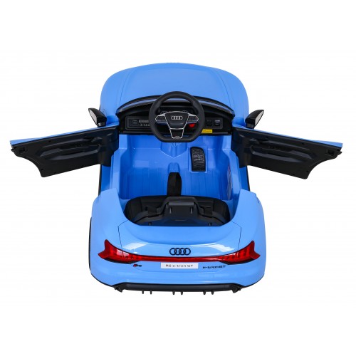 Audi RS E-Tron GT Bateriový Modrý Dálkový 4x4 Pohon Rádio MP3 LED EVA