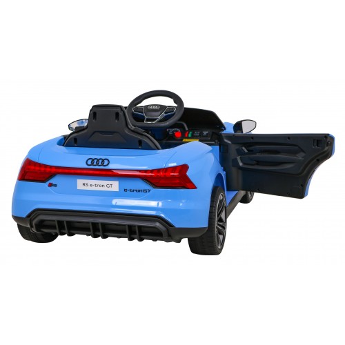 Audi RS E-Tron GT Bateriový Modrý Dálkový 4x4 Pohon Rádio MP3 LED EVA