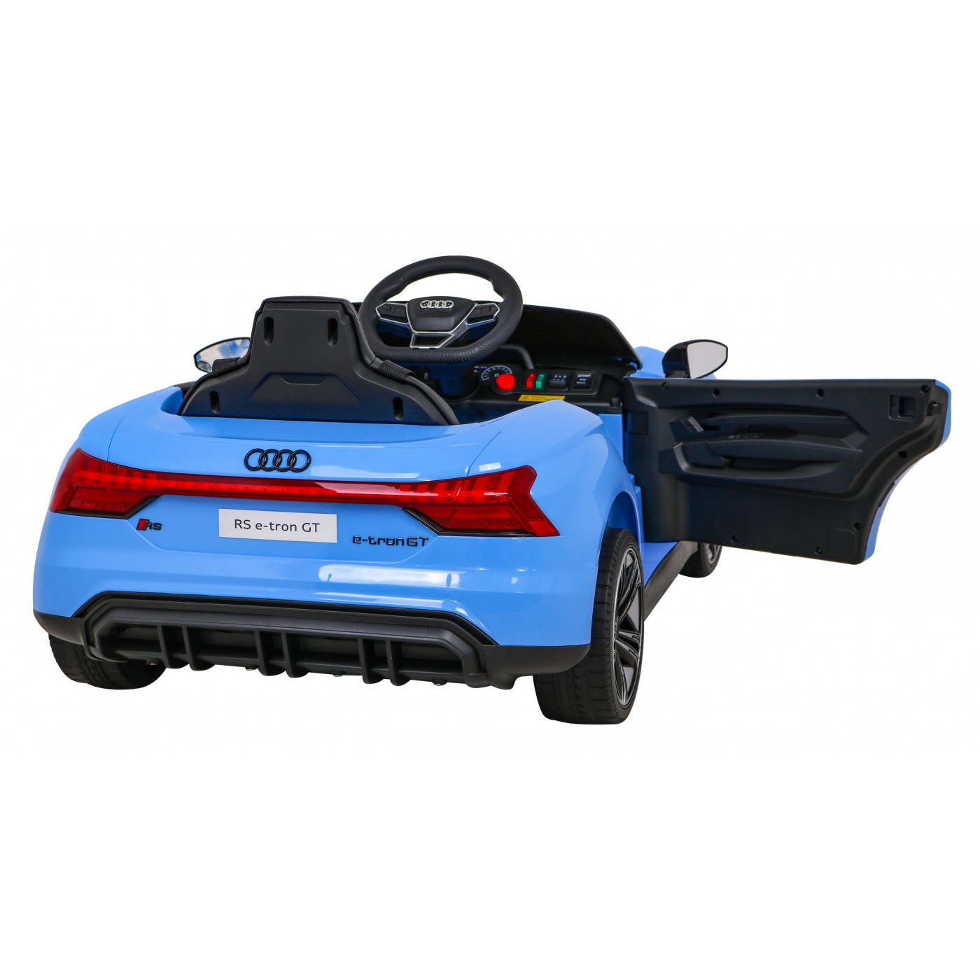 Audi RS E-Tron GT Bateriový Modrý Dálkový 4x4 Pohon Rádio MP3 LED EVA