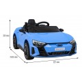 Audi RS E-Tron GT Bateriový Modrý Dálkový 4x4 Pohon Rádio MP3 LED EVA