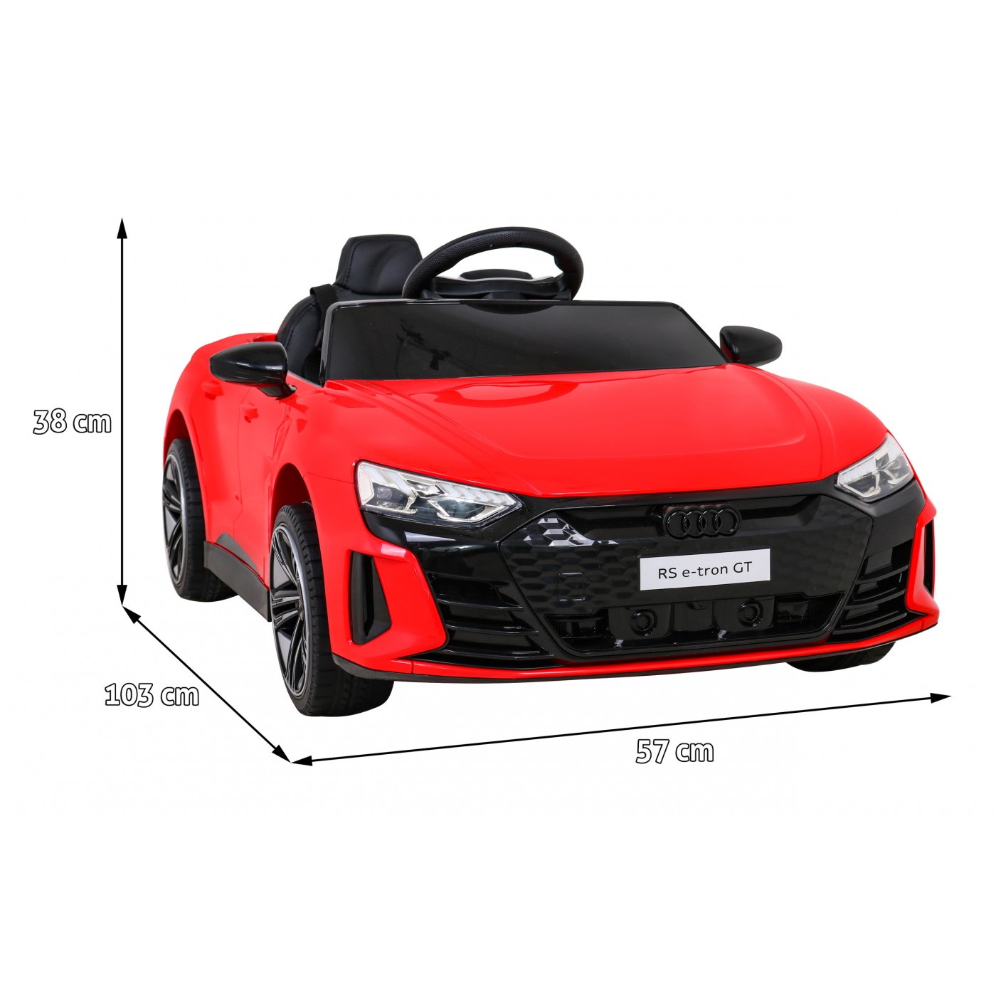 Audi RS E-Tron GT Bateriový dálkový ovladač 4x4 Drive Radio MP3 LED EVA