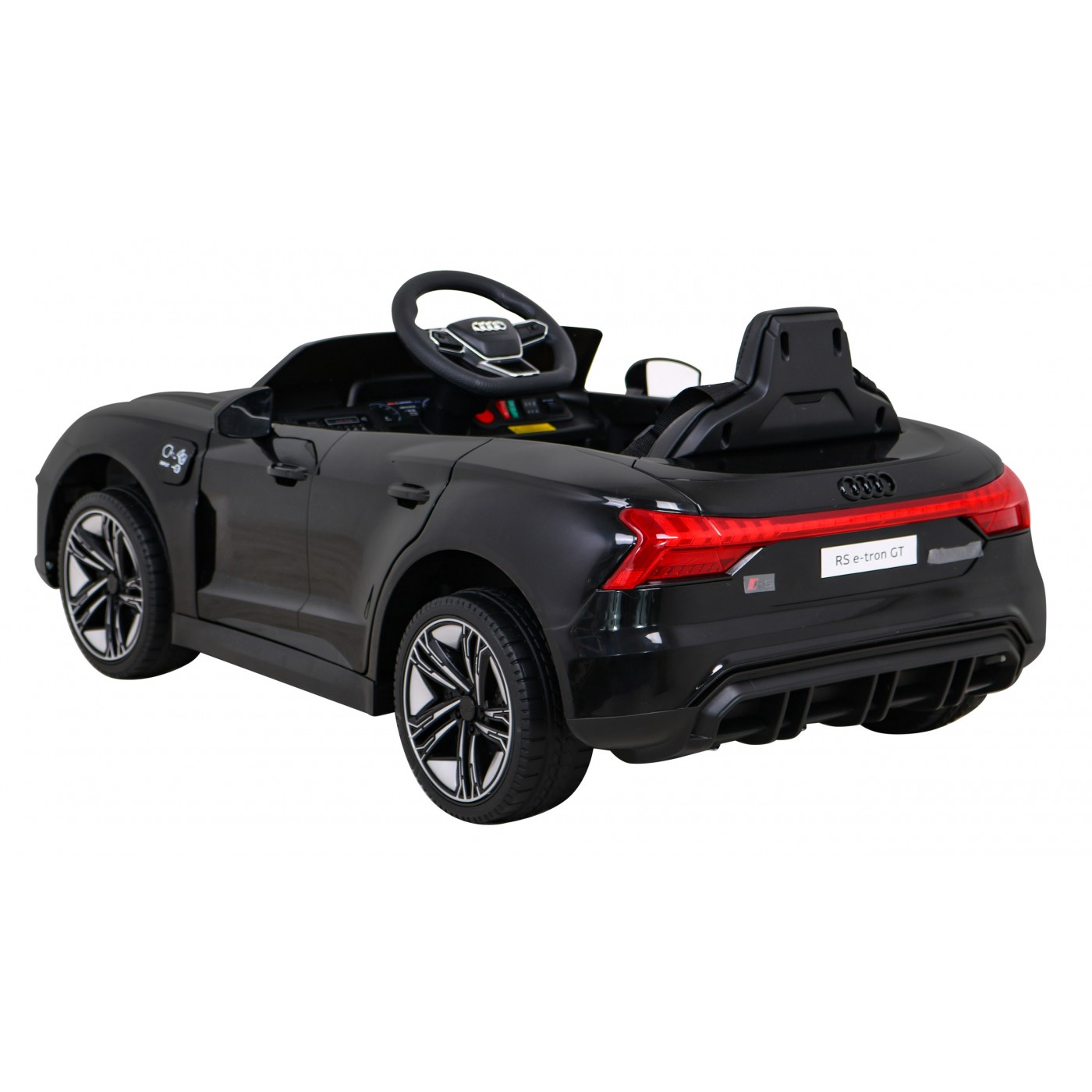 Audi RS E-Tron GT Bateriový Černý Dálkový 4x4 Pohon Rádio MP3 LED EVA