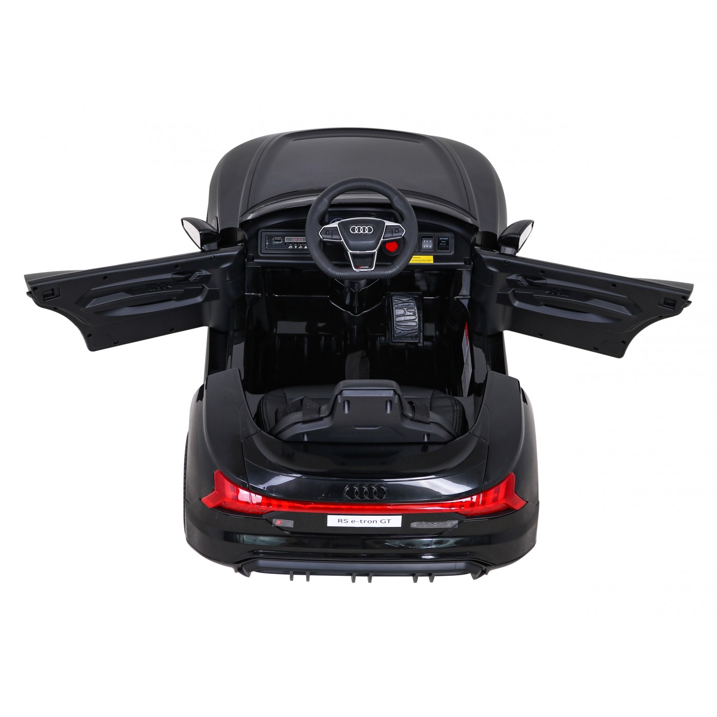 Audi RS E-Tron GT Bateriový Černý Dálkový 4x4 Pohon Rádio MP3 LED EVA