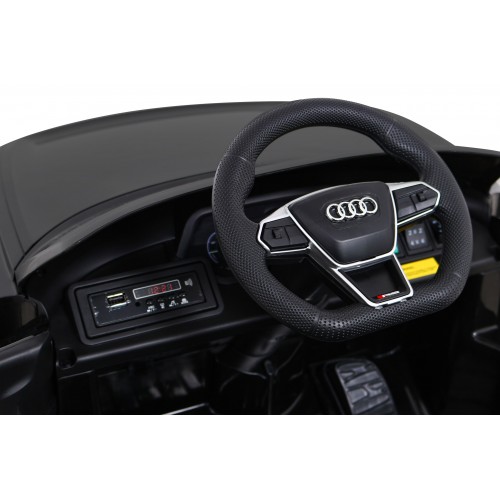 Audi RS E-Tron GT Bateriový Černý Dálkový 4x4 Pohon Rádio MP3 LED EVA