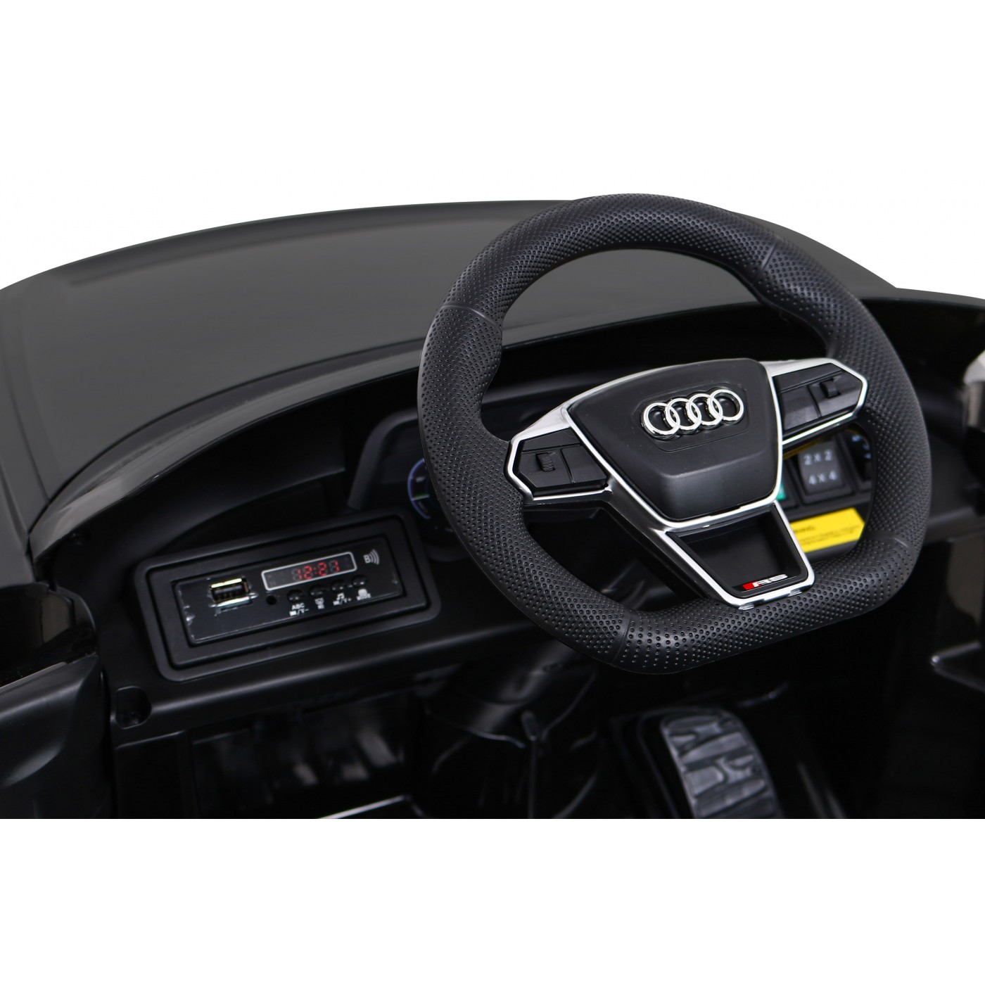 Audi RS E-Tron GT Bateriový Černý Dálkový 4x4 Pohon Rádio MP3 LED EVA