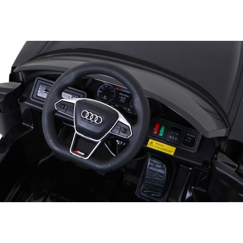 Audi RS E-Tron GT Bateriový Černý Dálkový 4x4 Pohon Rádio MP3 LED EVA