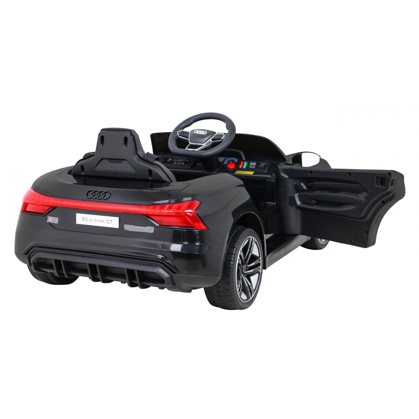 Audi RS E-Tron GT Bateriový Černý Dálkový 4x4 Pohon Rádio MP3 LED EVA