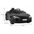 Audi RS E-Tron GT Bateriový Černý Dálkový 4x4 Pohon Rádio MP3 LED EVA