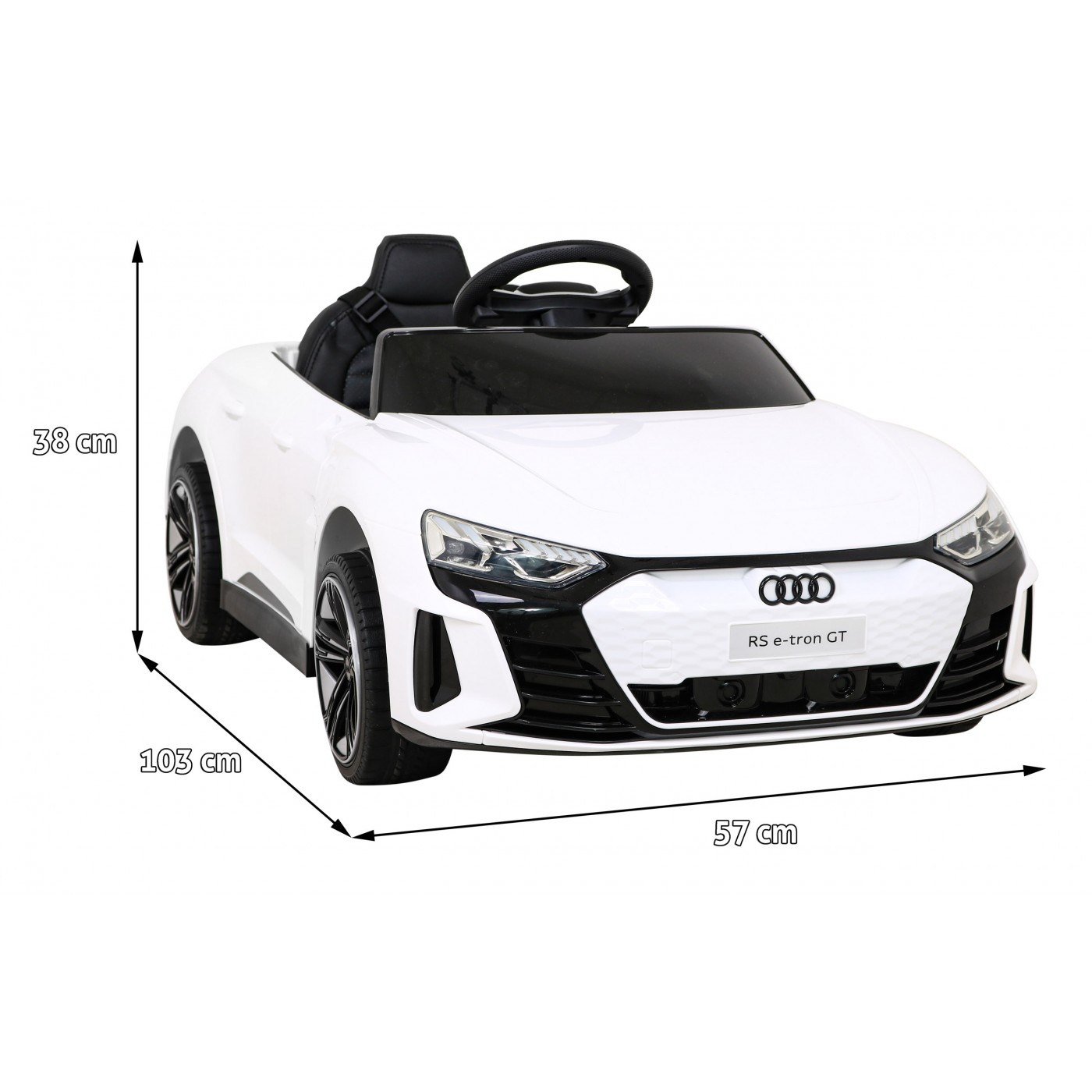 Audi RS E-Tron GT Bateriový dálkový ovladač 4x4 Drive Radio MP3 LED EVA