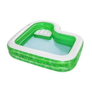 Dětský zahradní bazén 6+ Tropical Paradise 231x51 BESTWAY + nafukovací sedadlo + držáky na nápoje