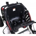 Rychlá dračí motokára na baterii Modrá 30km/h + Motor 1000W + Nafouknutá kola + Nastavení sedadla + Pásy