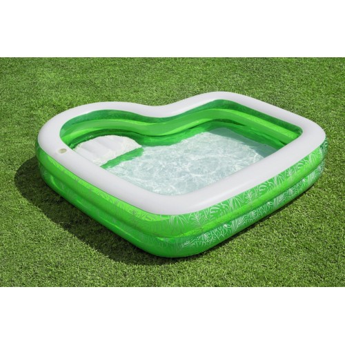 Dětský zahradní bazén 6+ Tropical Paradise 231x51 BESTWAY + nafukovací sedadlo + držáky na nápoje