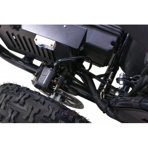 Rychlá dračí motokára na baterii Modrá 30km/h + Motor 1000W + Nafouknutá kola + Nastavení sedadla + Pásy