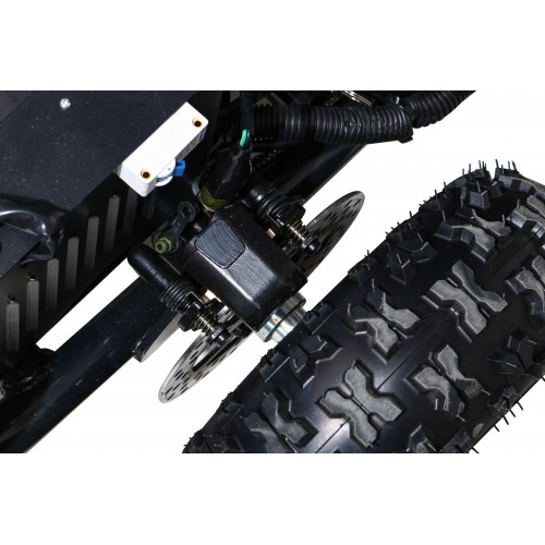 Rychlá dračí motokára na baterii Modrá 30km/h + Motor 1000W + Nafouknutá kola + Nastavení sedadla + Pásy