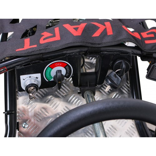 Rychlá motokára Dragon na baterii 30 km/h + motor 1000 W + nafouknutá kola + nastavení sedadla + pásy