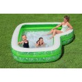 Dětský zahradní bazén 6+ Tropical Paradise 231x51 BESTWAY + nafukovací sedadlo + držáky na nápoje