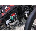 Rychlá dračí motokára pro akumulátor Červená 30km/h + Motor 1000W + Nafouknutá kola + Nastavení sedadla + Pásy