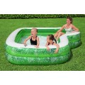 Dětský zahradní bazén 6+ Tropical Paradise 231x51 BESTWAY + nafukovací sedadlo + držáky na nápoje
