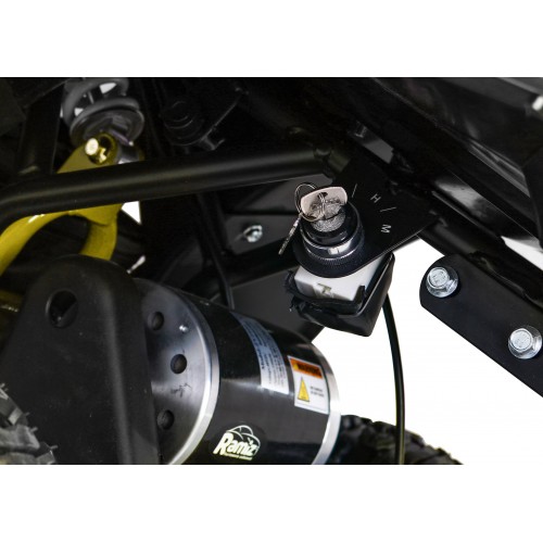 Quad E-STAR na baterii žlutá 35 km/h + střídavý motor 1000 W + nafouknutá kola + nastavení sedadla