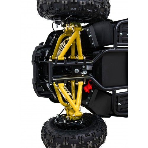 Quad E-STAR na baterii žlutá 35 km/h + střídavý motor 1000 W + nafouknutá kola + nastavení sedadla