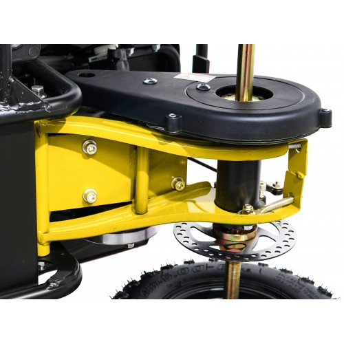 Quad E-STAR na baterii žlutá 35 km/h + střídavý motor 1000 W + nafouknutá kola + nastavení sedadla